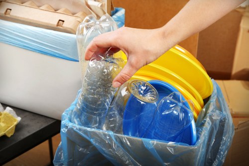 Secure waste collection at Fulham construction site